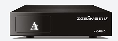 ZGEMMA H11S DVB-S2X 4K Linux - Receptor de TV por satélite | Android TV Box | Receptor de señal satelital de velocidad rápida con flash EMMC de 16 GB / memoria DDR3 de 1 GB