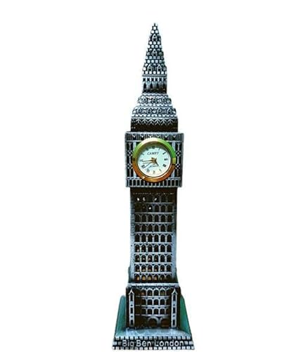 Zifron Wood Store Big Ben London Souvenir Miniatura, Monumentos, Monumentos, Monumentos, Decoración para el hogar y el coche (18 cm de altura)