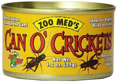 Zoo Med Food Can O'Crickets Grillos para Camaleones y Reptiles Que Comen Insectos, 35 g