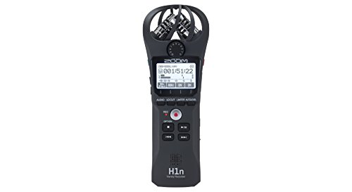 Zoom - H1n - (Modelo 2023, H1n-VP) Grabador portátil, micrófonos estéreo Integrados, Montaje en cámara, graba en Tarjeta SD, micrófono USB, con Estuche, Cable USB, Parabrisas y Adaptador de Corriente