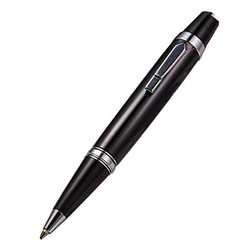 ZOOMY Lujoso Mini bolígrafo de Metal Artículos de Oficina exclusivos para Negocios Papelería para Estudiantes Regalo de Escritura - Negro